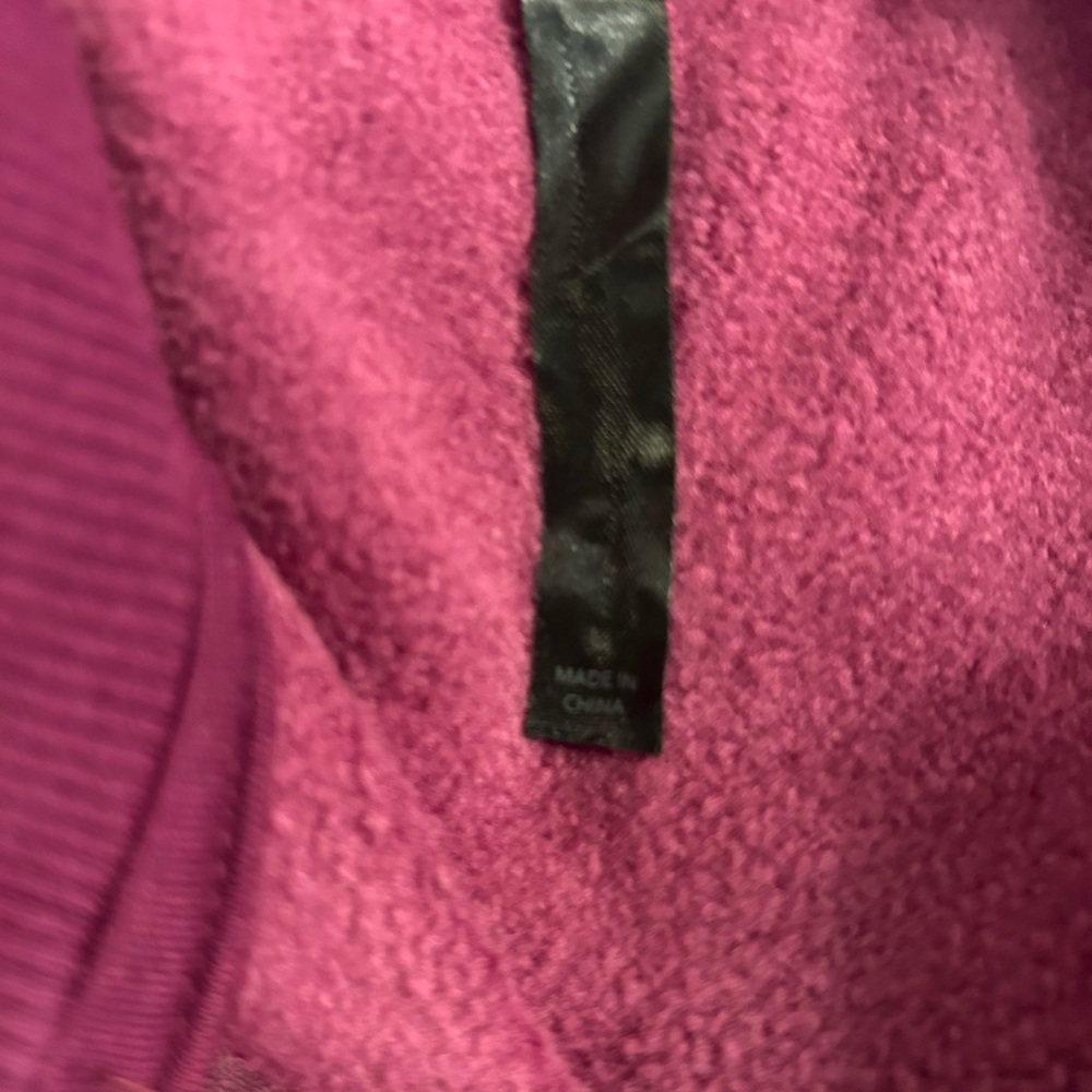 Fabletics Go-To Quarter Zip Pullover Men’s Large Purple Athletic Sweater - Picture 6 of 10